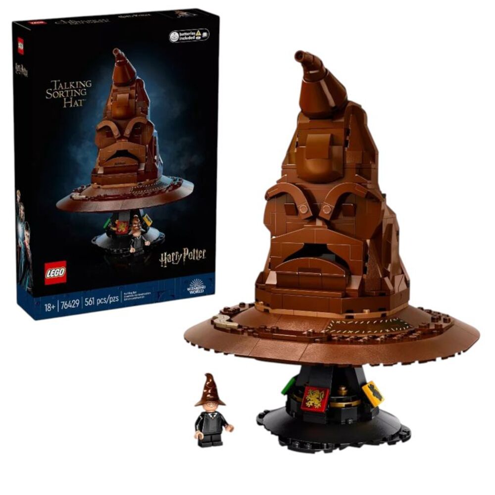 LEGO Harry Potter Talking Sorting Hat Build and Display Set 76429